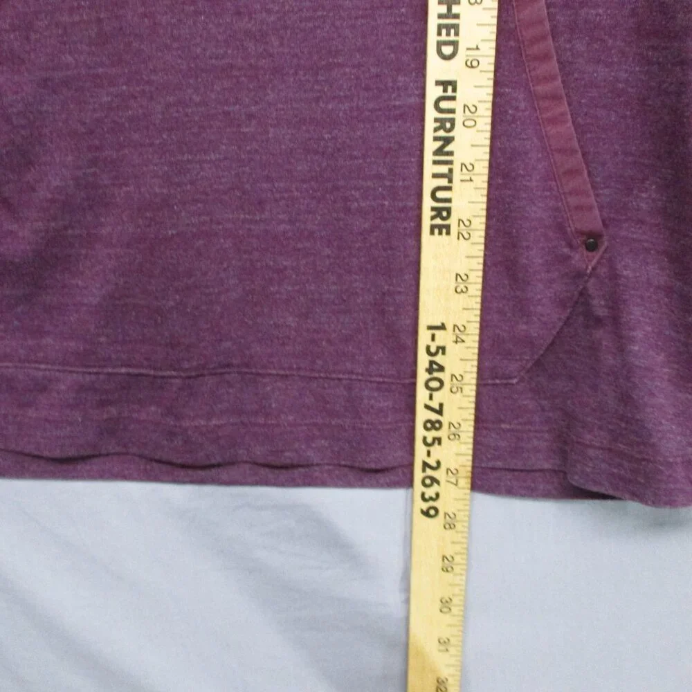 Banana‎ Republic Longsleeve Hoodie Shirt Burgundy Red Men Size | M